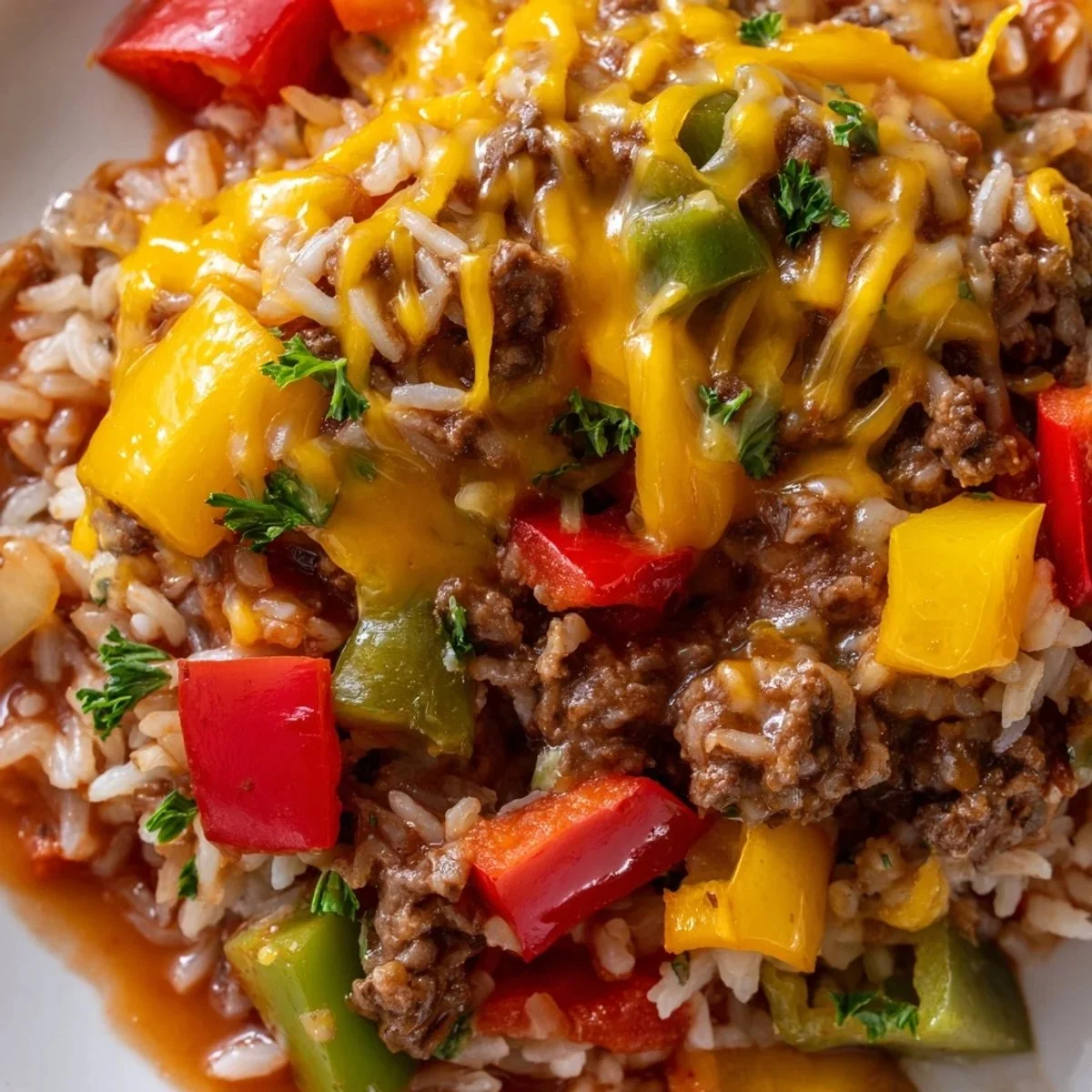 Unstuffed Pepper Skillet