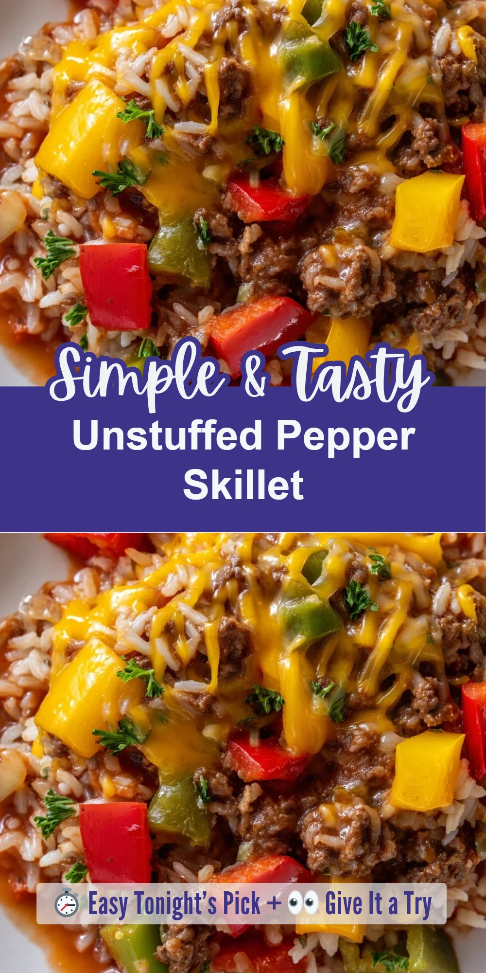 Unstuffed Pepper Skillet