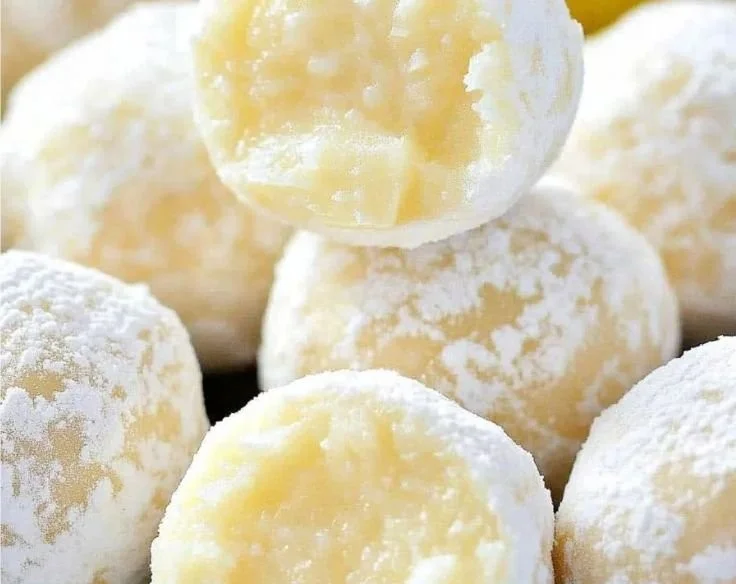 White Chocolate Lemon Truffles